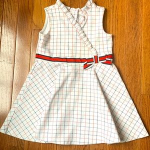 Janie and Jack windowpane dress- 2T